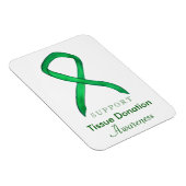 Weefseldonatie Groene Bewustmaking Ribbon Magnet Magneet (Rechterzijde)