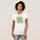 Weefseldonatie Groene Bewustmaking Shirt lint (Voorkant volledig)