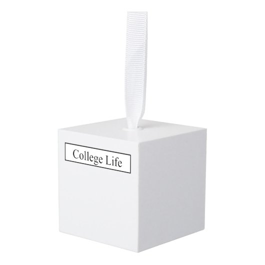 weefselhouder decoratie (Voorkant hoekig)