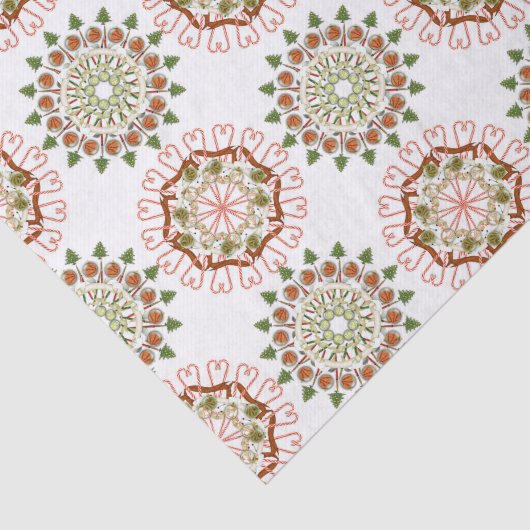 Weefselomloop snoep tissuepapier (Detail)