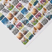 Weefselpapier 10 White met fotobewerking Tissuepapier (Detail)