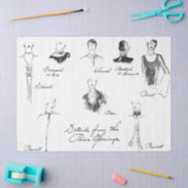 Weefselpapier 1925 Franse Modes Tissuepapier (Craft)