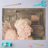 Weefselpapier 20x30 roze volken en Lantern Set 2 Tissuepapier (Craft)