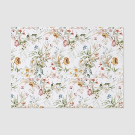 Weefselpapier (3) 1600 Nederlandse stillevens Bloe Tissuepapier (Voorkant)