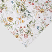 Weefselpapier 3 Waterverf pioenen Nederlands still Tissuepapier (Detail)