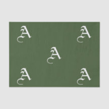 Weefselpapier - AANGEPASTE INITIAAL