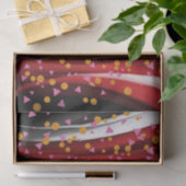 Weefselpapier Abstract Rood Zwart Wit Tissuepapier (Geschenk)