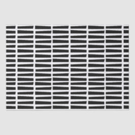 Weefselpapier / Abstracte zwarte lijnen Tissuepapier