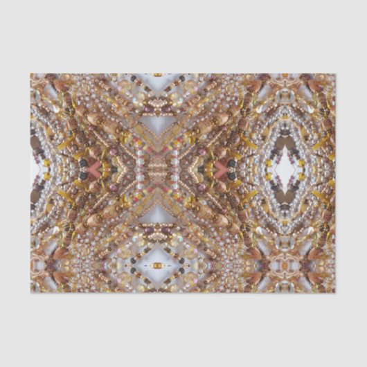 Weefselpapier - Afdrukken natuurlijke aardmetalen Tissuepapier (Voorkant)