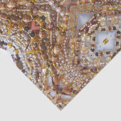 Weefselpapier - Afdrukken natuurlijke aardmetalen Tissuepapier (Detail)