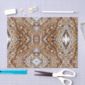 Weefselpapier - Afdrukken natuurlijke aardmetalen Tissuepapier (Craft)