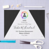 Weefselpapier afstuderen zwart-wit HAMbyWG Tissuepapier (Craft)