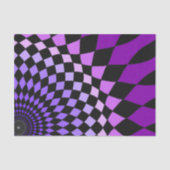 Weefselpapier "Alice Floor" Paars Tissuepapier (Voorkant)