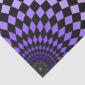 Weefselpapier "Alice Floor" Paars Tissuepapier (Detail)