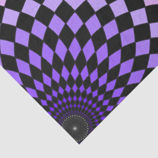 Weefselpapier "Alice Floor" Paars Tissuepapier (Detail)