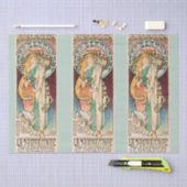 WEEFSELPAPIER : ALPHONS MUCHA : LA SAMARITAINE TISSUEPAPIER (Craft)