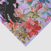 WEEFSELPAPIER ANGEL IN EEN GARDEN MET BUTTERFLIES TISSUEPAPIER (Detail)