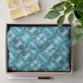 Weefselpapier - Aquamarijn kristallen Tissuepapier (Geschenk)