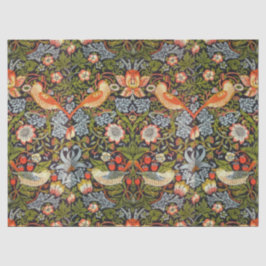 Weefselpapier - Art Nouveau Aardbeienplukker Tissuepapier