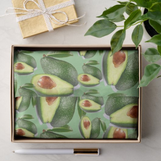 Weefselpapier Avocados Tissuepapier (Geschenk)