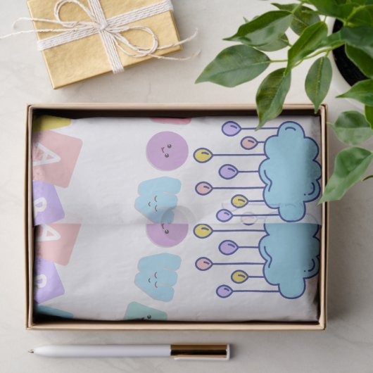 Weefselpapier baby shower tissuepapier (Geschenk)