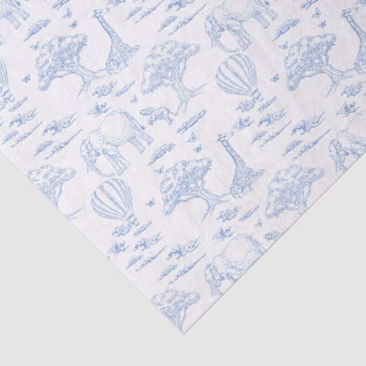 Weefselpapier baby shower tissuepapier (Detail)