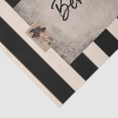 Weefselpapier beige witte strepen tissuepapier (Detail)