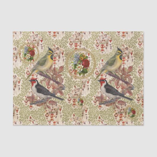 Weefselpapier  Bird Tissuepapier (Voorkant)