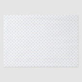 Weefselpapier/blauw pokdots tissuepapier (Voorkant)