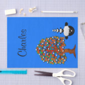 Weefselpapier Blauw Tissuepapier (Craft)