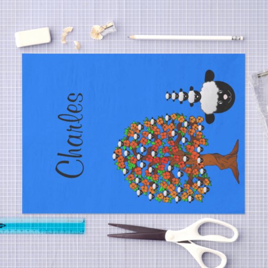 Weefselpapier Blauw Tissuepapier (Craft)