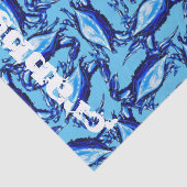 Weefselpapier Blauwe krabben Tissuepapier (Detail)