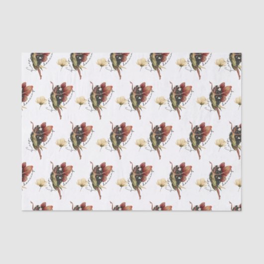 Weefselpapier blijven dansen tissuepapier (Voorkant)