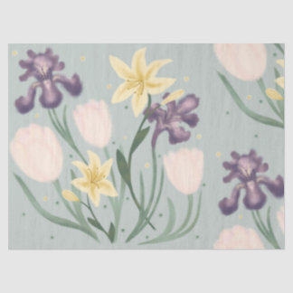 Weefselpapier, bloemig tissuepapier