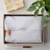 Weefselpapier — Boho Deer Buck Head Browning Tissuepapier (Geschenk)