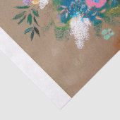 WEEFSELPAPIER : BOUQUET FLOWERS : ODILON REDON TISSUEPAPIER (Detail)