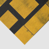 Weefselpapier branden Geel zwart Tissuepapier (Detail)