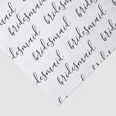 Weefselpapier - bruidsmeisje tissuepapier (Detail)