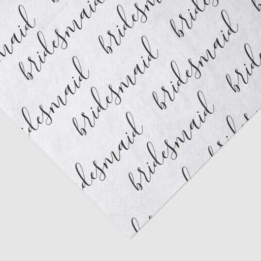 Weefselpapier - bruidsmeisje tissuepapier (Detail)