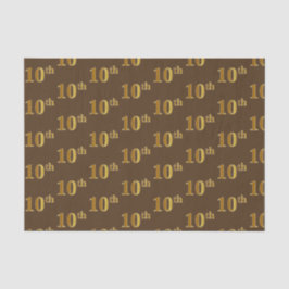 Weefselpapier, bruin, Faux Gold 10e (tiende) Tissuepapier