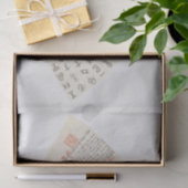 WEEFSELPAPIER : CHINESE PIJN : LYCHÉES TISSUEPAPIER (Geschenk)