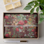 WEEFSELPAPIER:  CHINTZ PATTERN TISSUEPAPIER (Geschenk)