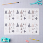 WEEFSELPAPIER : CHRISTMAS TREES TISSUEPAPIER (Craft)