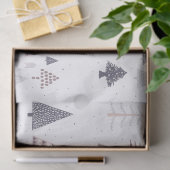 WEEFSELPAPIER : CHRISTMAS TREES TISSUEPAPIER (Geschenk)