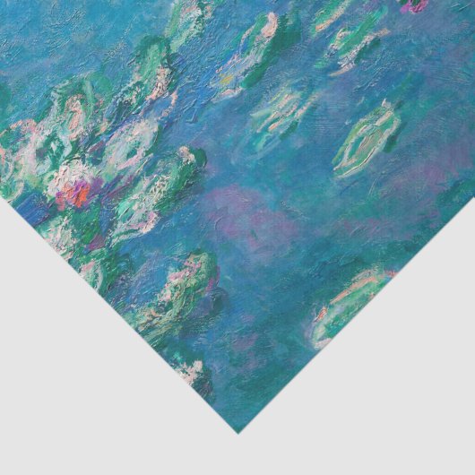 WEEFSELPAPIER : CLAUDE MONET : WATERLIS TISSUEPAPIER (Detail)