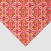 Weefselpapier - Coral Pioenrozen Abstract Tissuepapier (Detail)