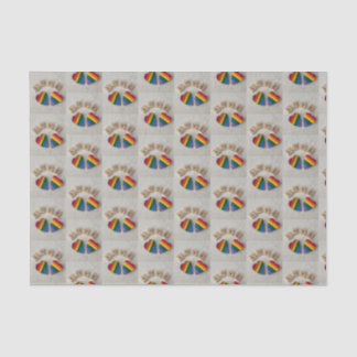 WEEFSELPAPIER - DEUX COUREURS TISSUEPAPIER