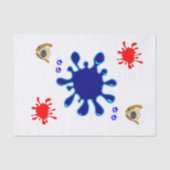 Weefselpapier Dog Paint Tissuepapier (Voorkant)