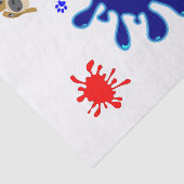 Weefselpapier Dog Paint Tissuepapier (Detail)