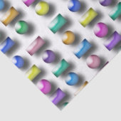 Weefselpapier - Drie dimensionale vormen Tissuepapier (Detail)